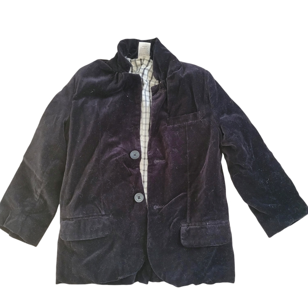 Gymboree Boy's Black Velet Blazer